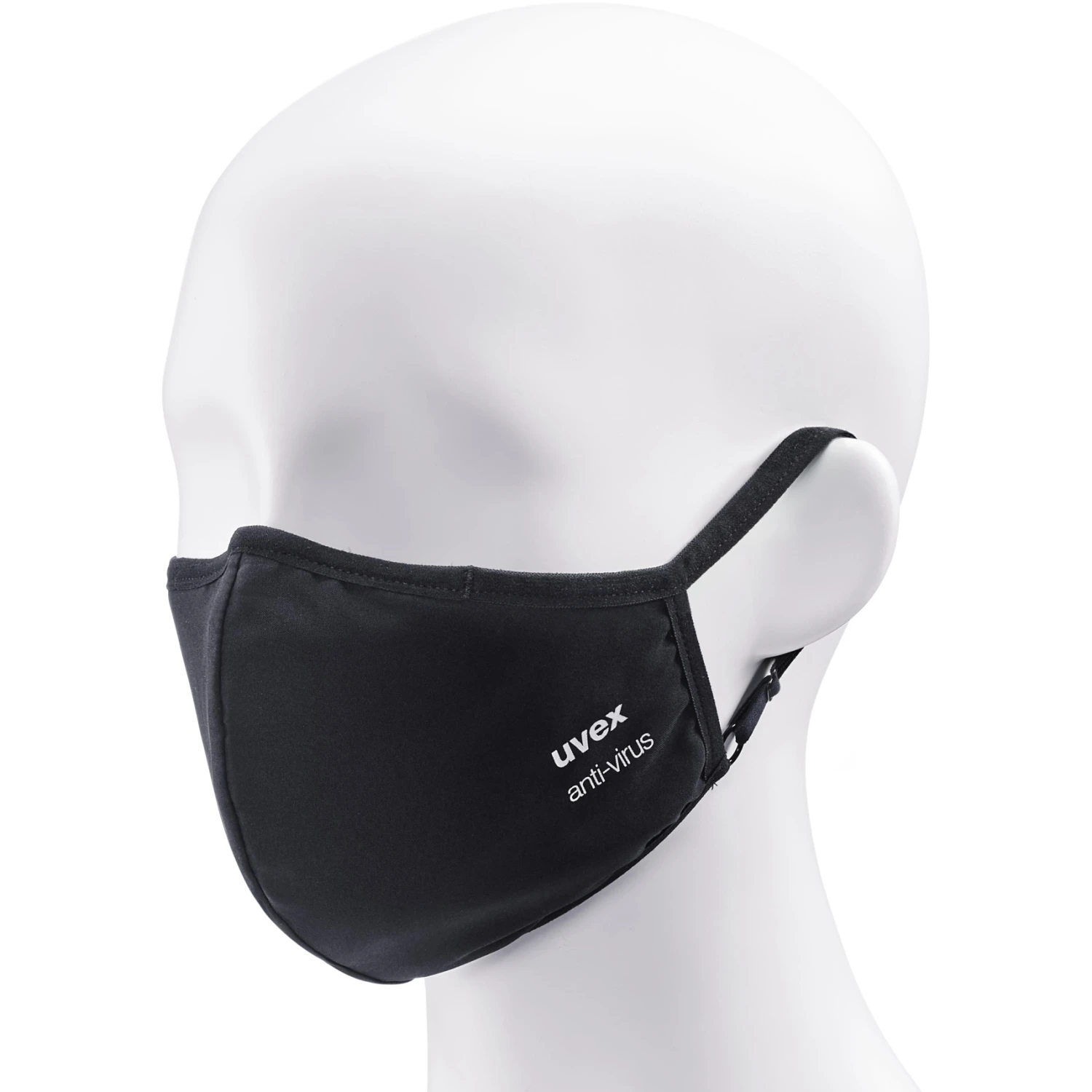 Uvex Anti-virus Face Mask - Black - Image 5