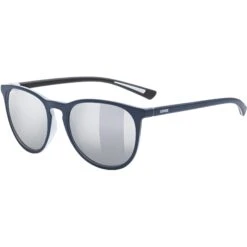 Uvex LGL 43 Glasses - Blue Matt/litemirror Silver