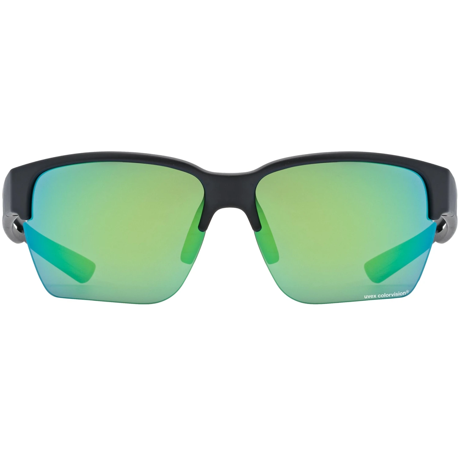 Uvex Sportstyle 805 CV Glasses - Black Mat/colorvision Mirror Green - Image 2