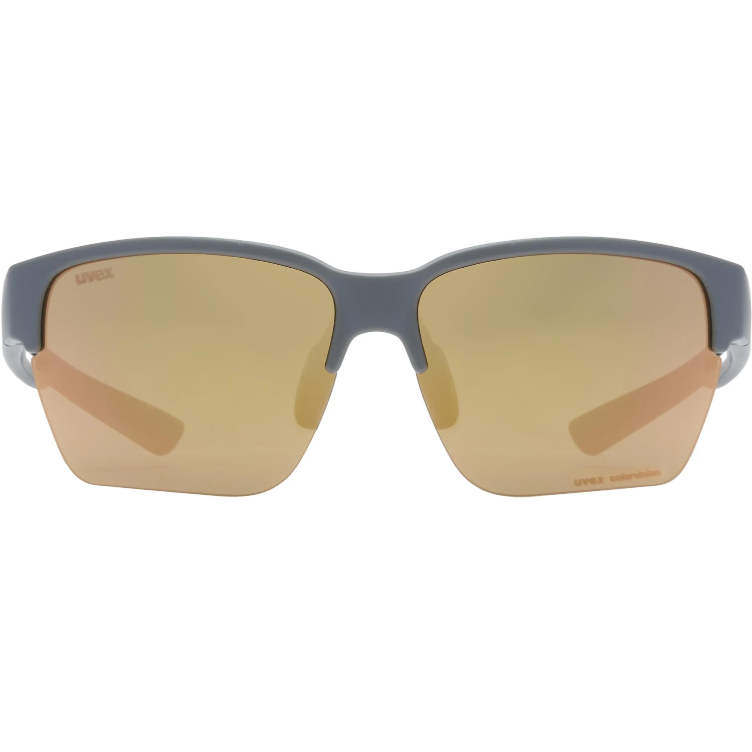 Uvex Sportstyle 805 CV Glasses - Rhino Black Mat/colorvision Mirror Champagne - Image 2