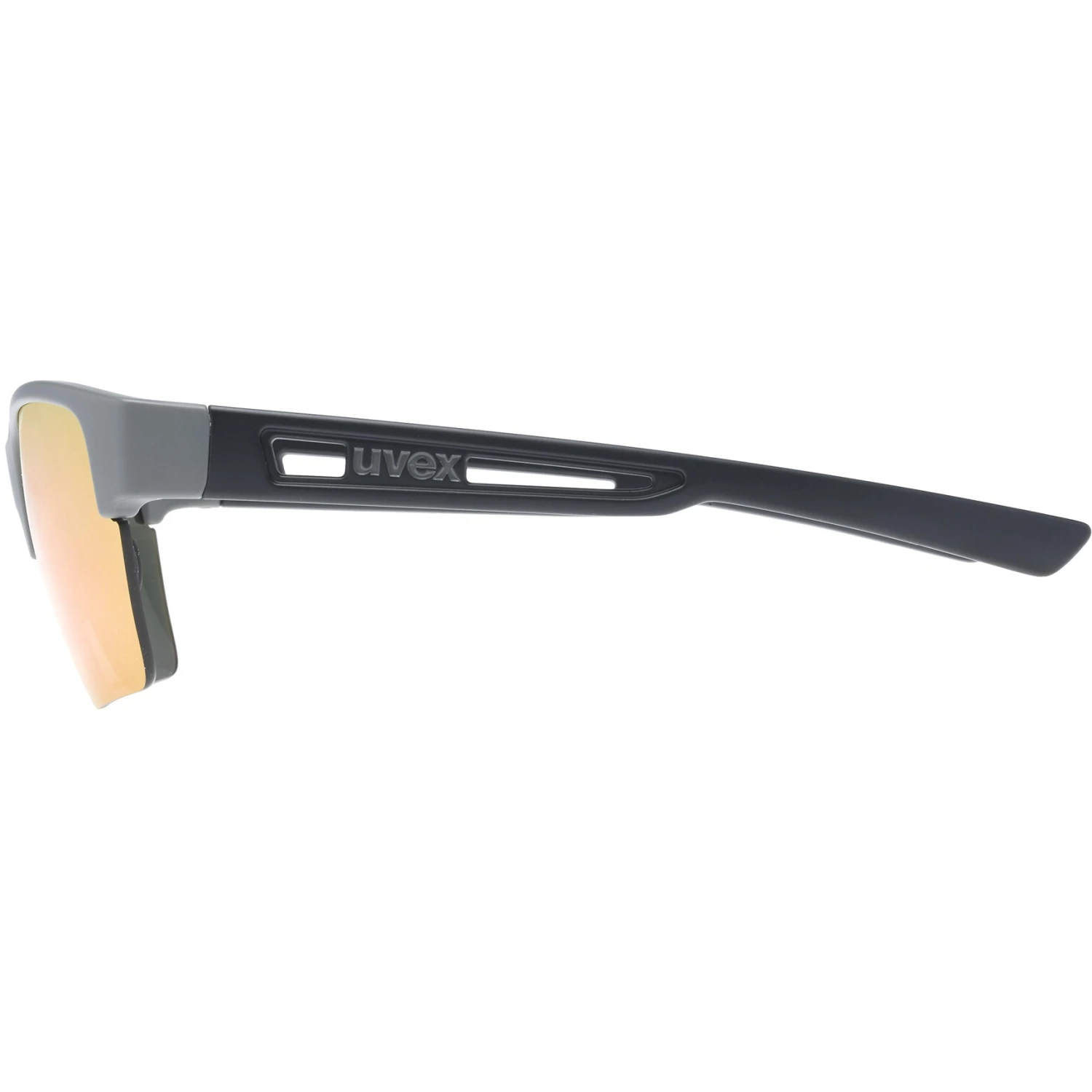 Uvex Sportstyle 805 CV Glasses - Rhino Black Mat/colorvision Mirror Champagne - Image 3