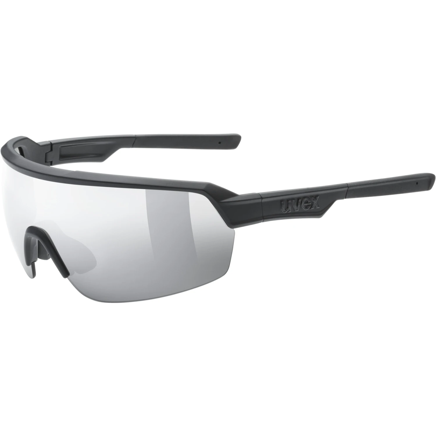 Uvex Sportstyle 227 Glasses - Black Mat/mirror Silver