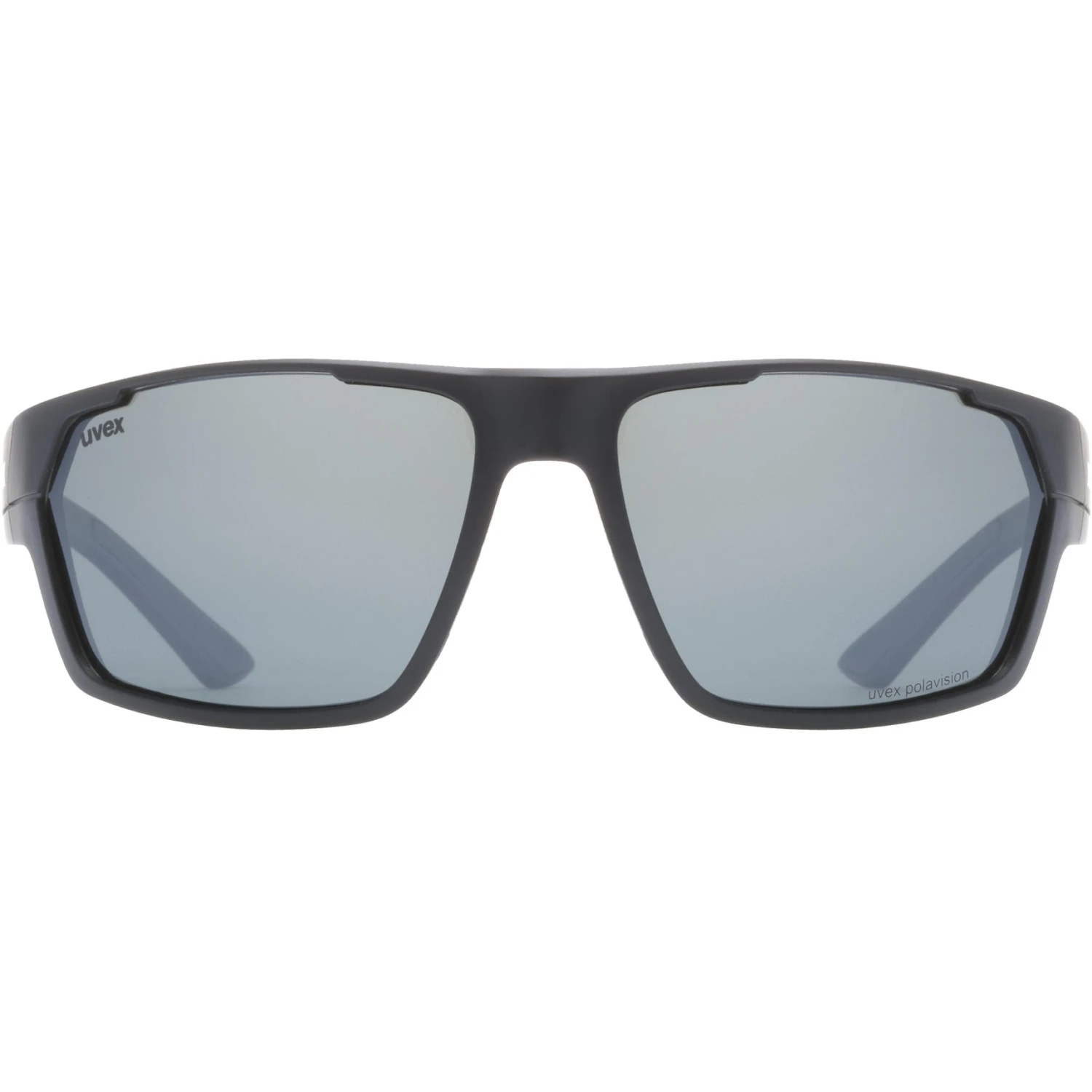 Uvex Sportstyle 233 P Glasses - Black Matt/polavision Litemirror Silver - Image 2