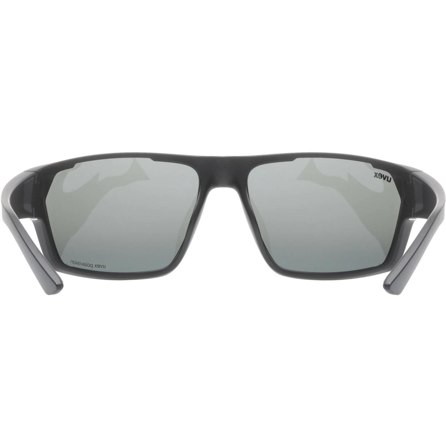 Uvex Sportstyle 233 P Glasses - Black Matt/polavision Litemirror Silver - Image 4