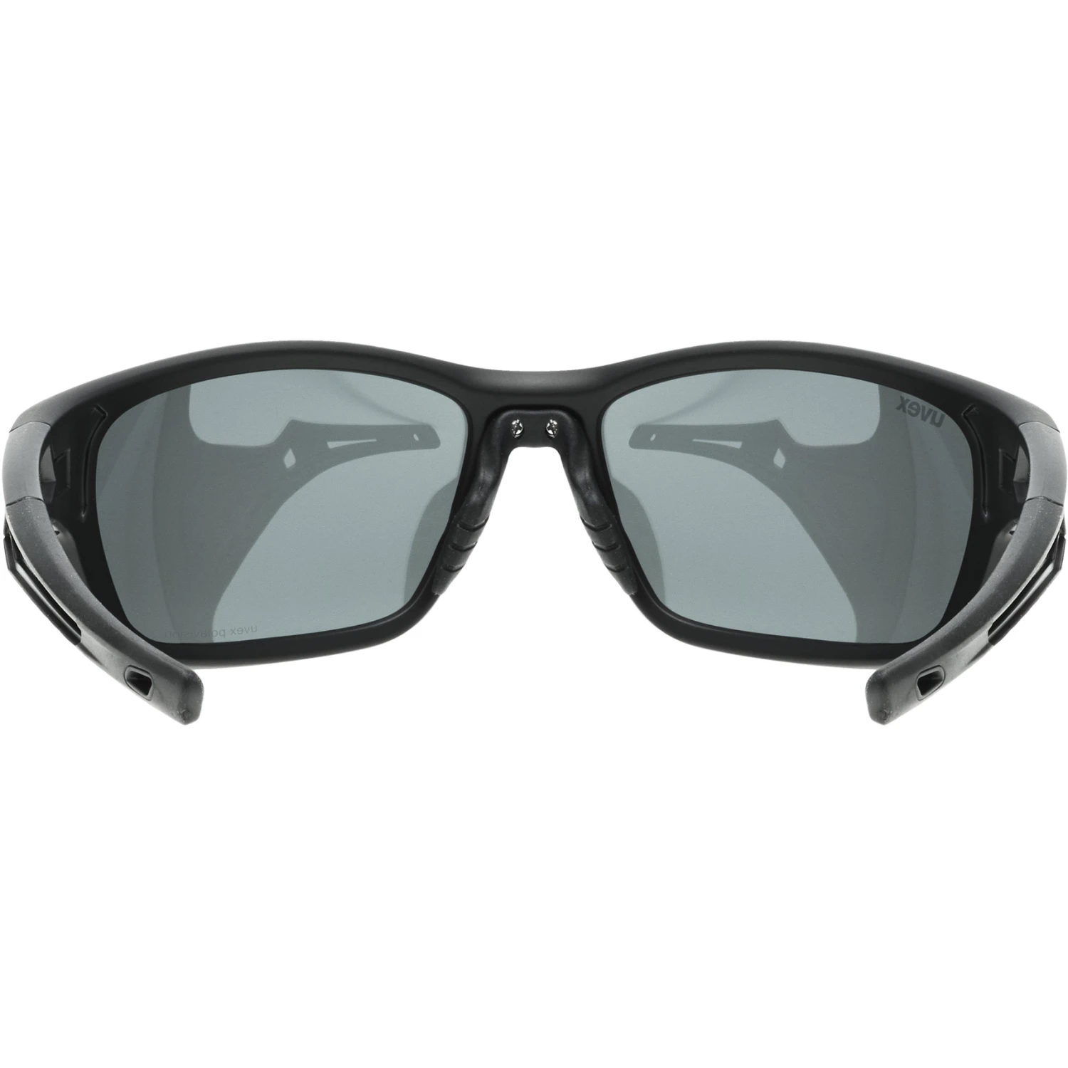 Uvex Sportstyle 232 P Glasses - Black Matt/polavision Mirror Silver - Image 5
