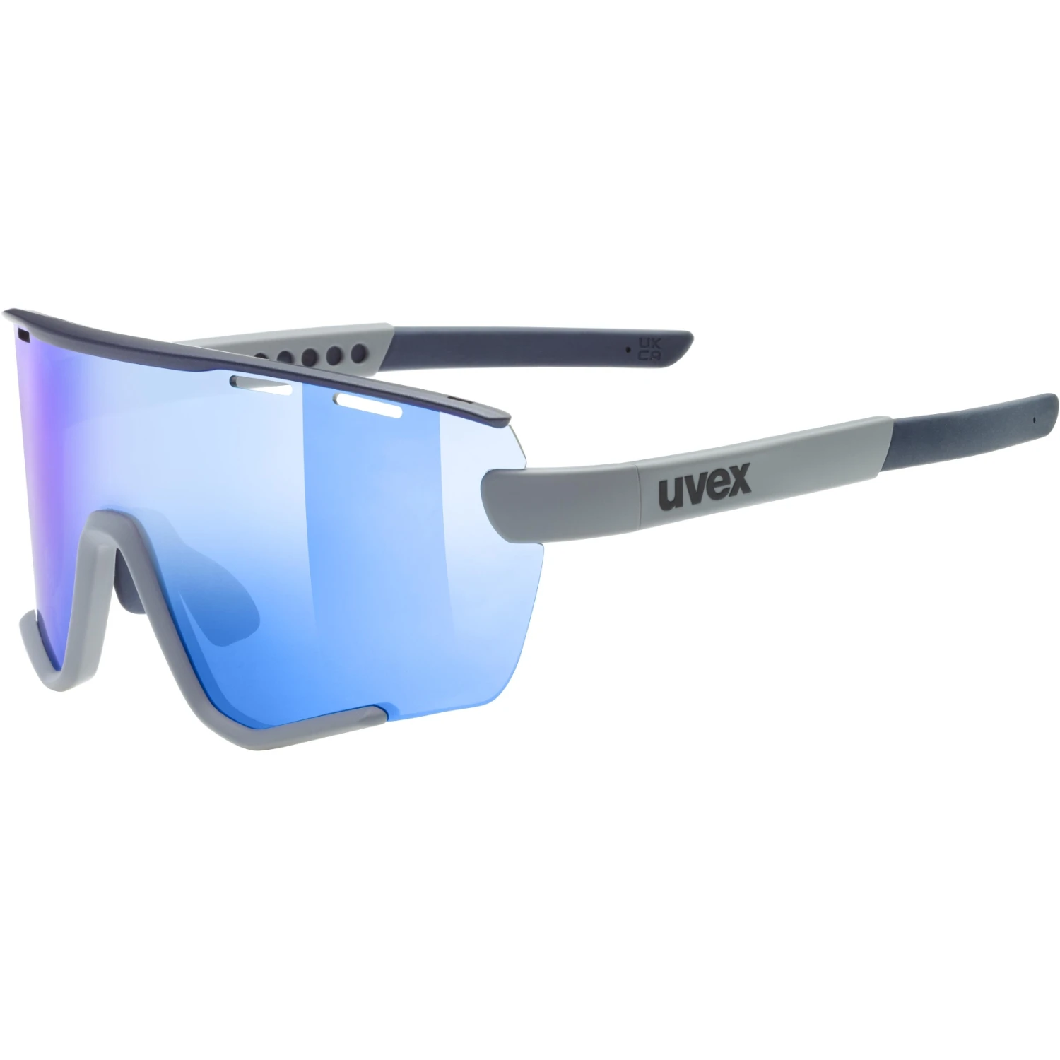Uvex Sportstyle 236 Set Glasses - Rhino Deep Space Matt/mirror Blue + Clear