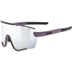 Uvex Sportstyle 236 Small Set Glasses - Plum Black Matt/mirror Silver + Clear