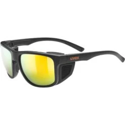 Uvex Sportstyle 312 CV Glasses - Deep Space Matt/colorvision Mirror Orange