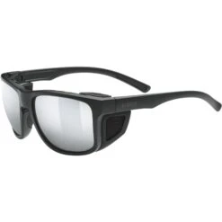 Uvex Sportstyle 312 Glasses - Black Matt/mirror Silver