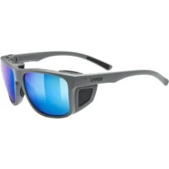 Uvex Sportstyle 312 Glasses - Rhino Matt/mirror Blue