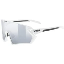 Uvex Sportstyle 231 2.0 Set Glasses - White-black Matt/supravision Mirror Silver + Clear