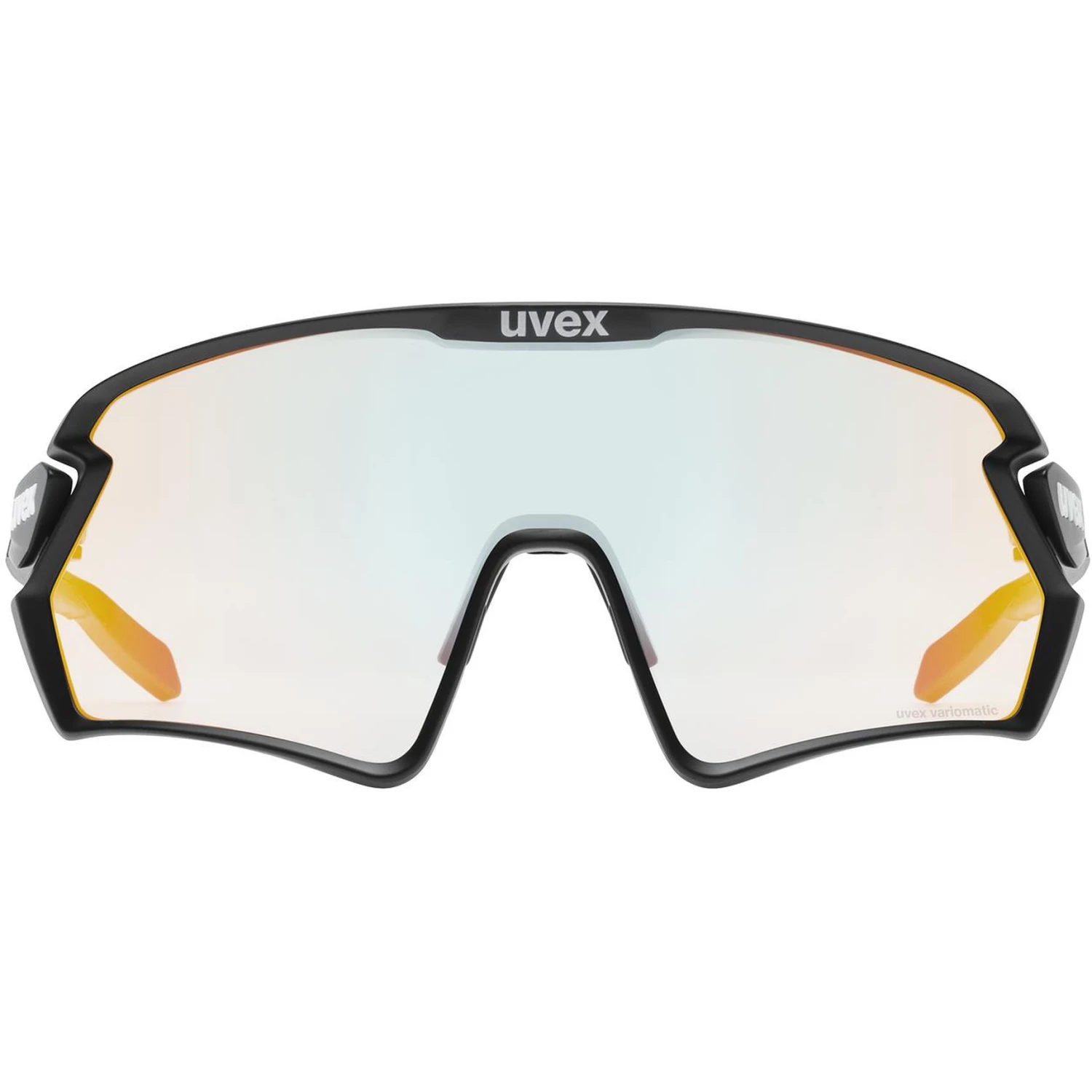 Uvex Sportstyle 231 2.0 V Glasses - Black Matt/variomatic Litemirror Red - Image 2