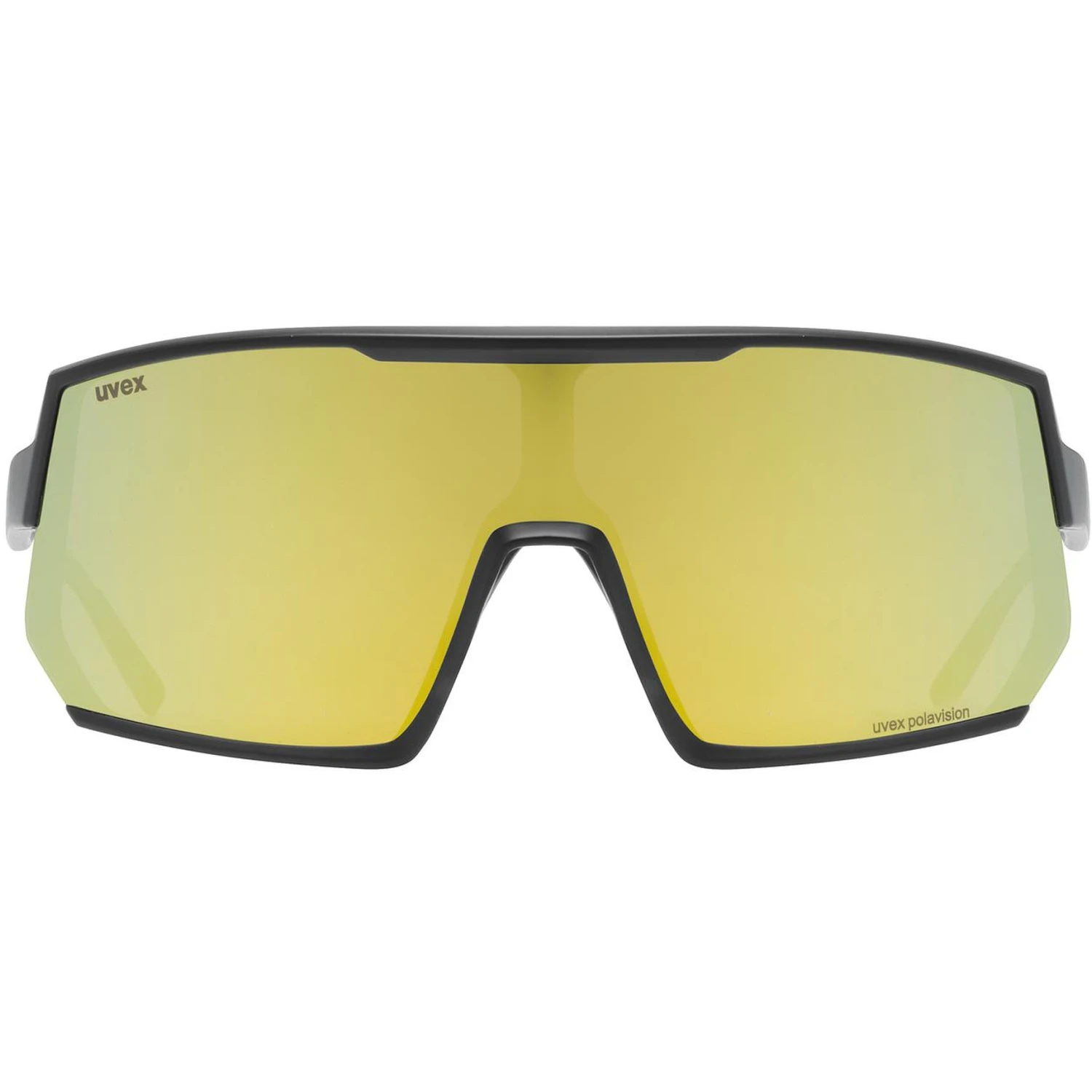 Uvex Sportstyle 235 P Glasses - Black Matt/polavision Supravision Mirror Yellow - Image 3