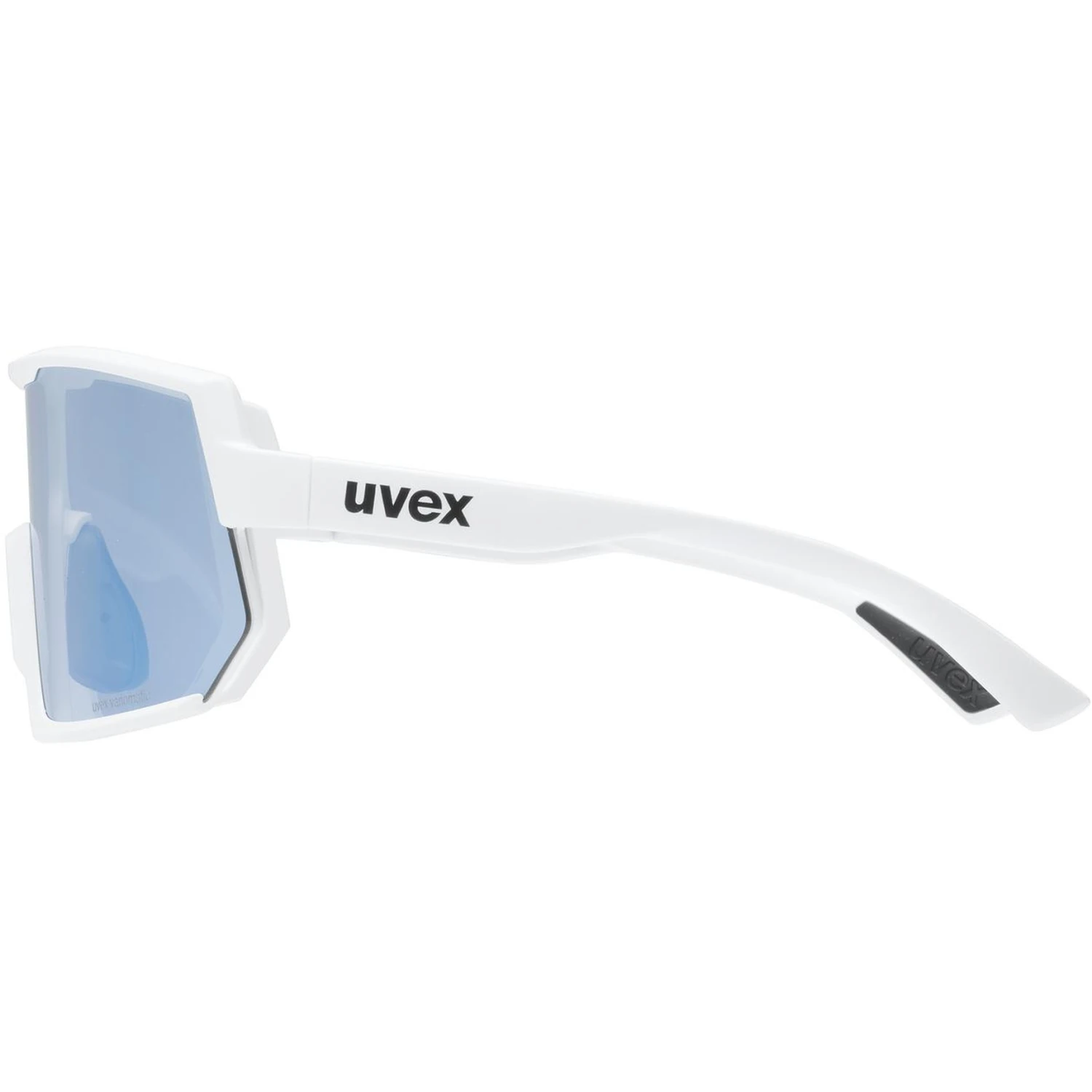 Uvex Sportstyle 235 V Glasses - White Matt/variomatic Litemirror Blue - Image 4