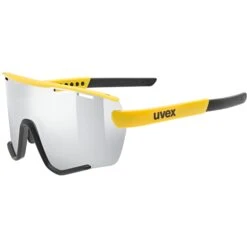 Uvex Sportstyle 236 Set Glasses - Sunbee-black Matt/supravision Mirror Silver + Clear