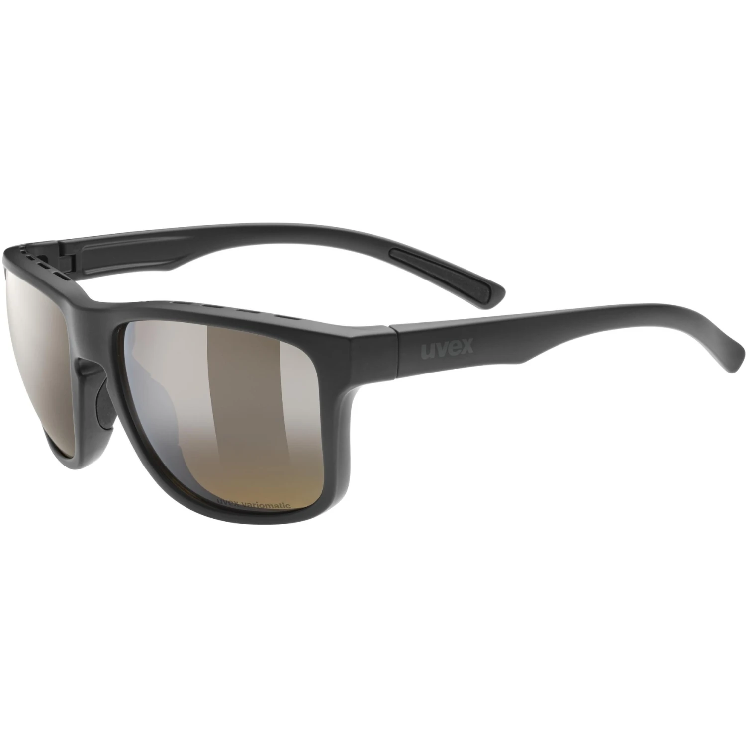 Uvex Sportstyle 312 VPX Glasses - Black Matt/variomatic Polavision Brown - Image 3