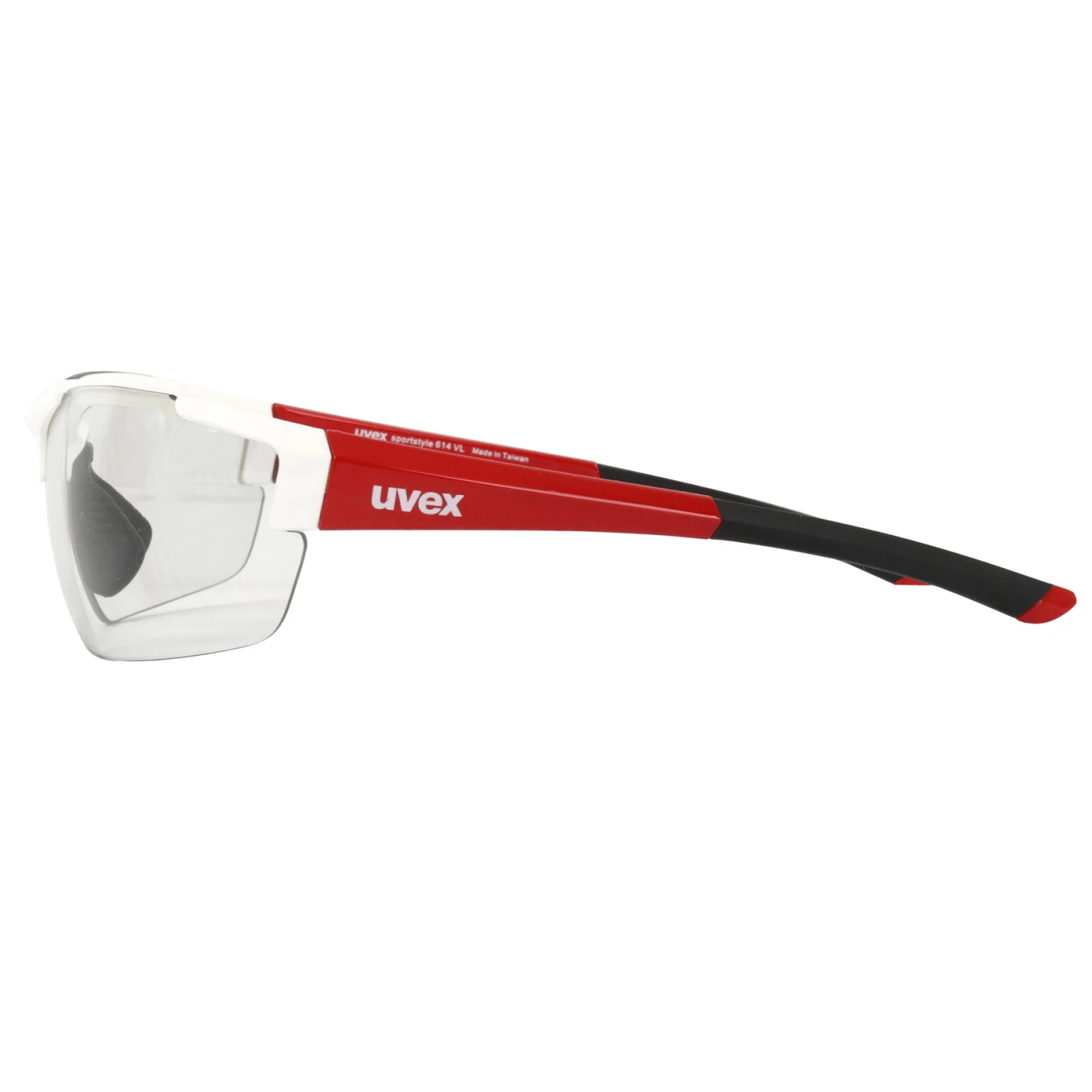 Uvex Sportstyle 614 VL Glasses - White Red / Smoke - S5308938390 - Image 2
