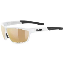 Uvex Sportstyle 706 CV V Glasses - White Matt/litemirror Red Colorvision Variomatic